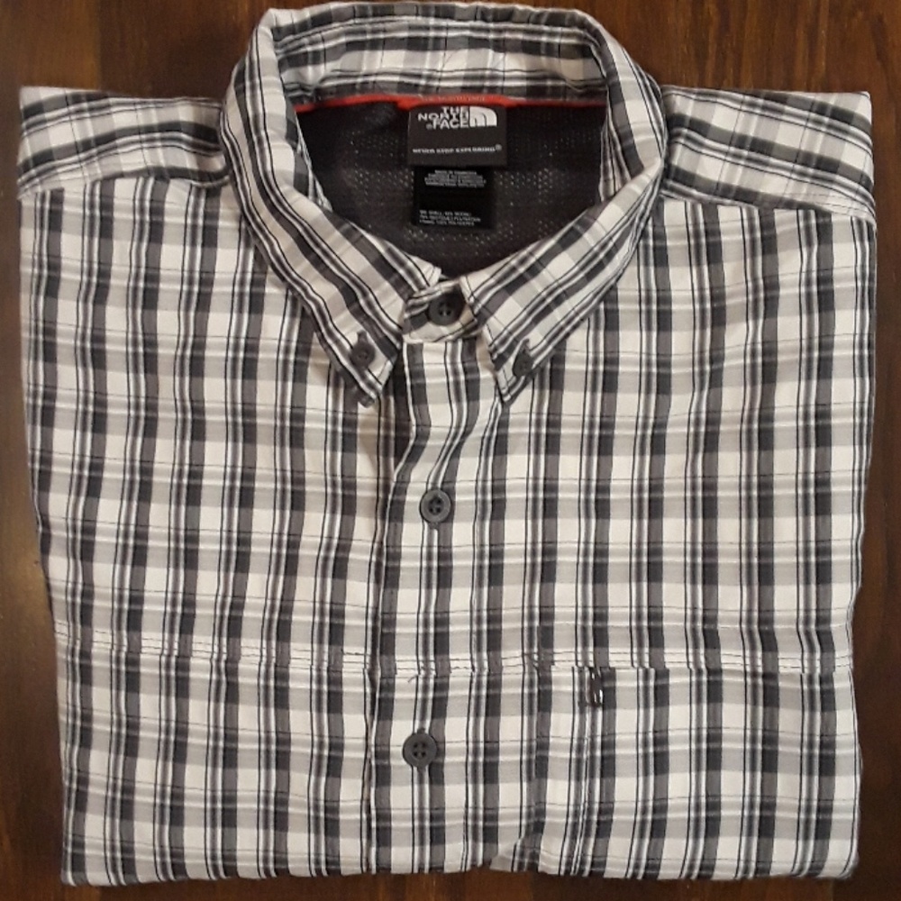 THE NORTH FACE MENS PLAID BUTTONDOWN SHIRT